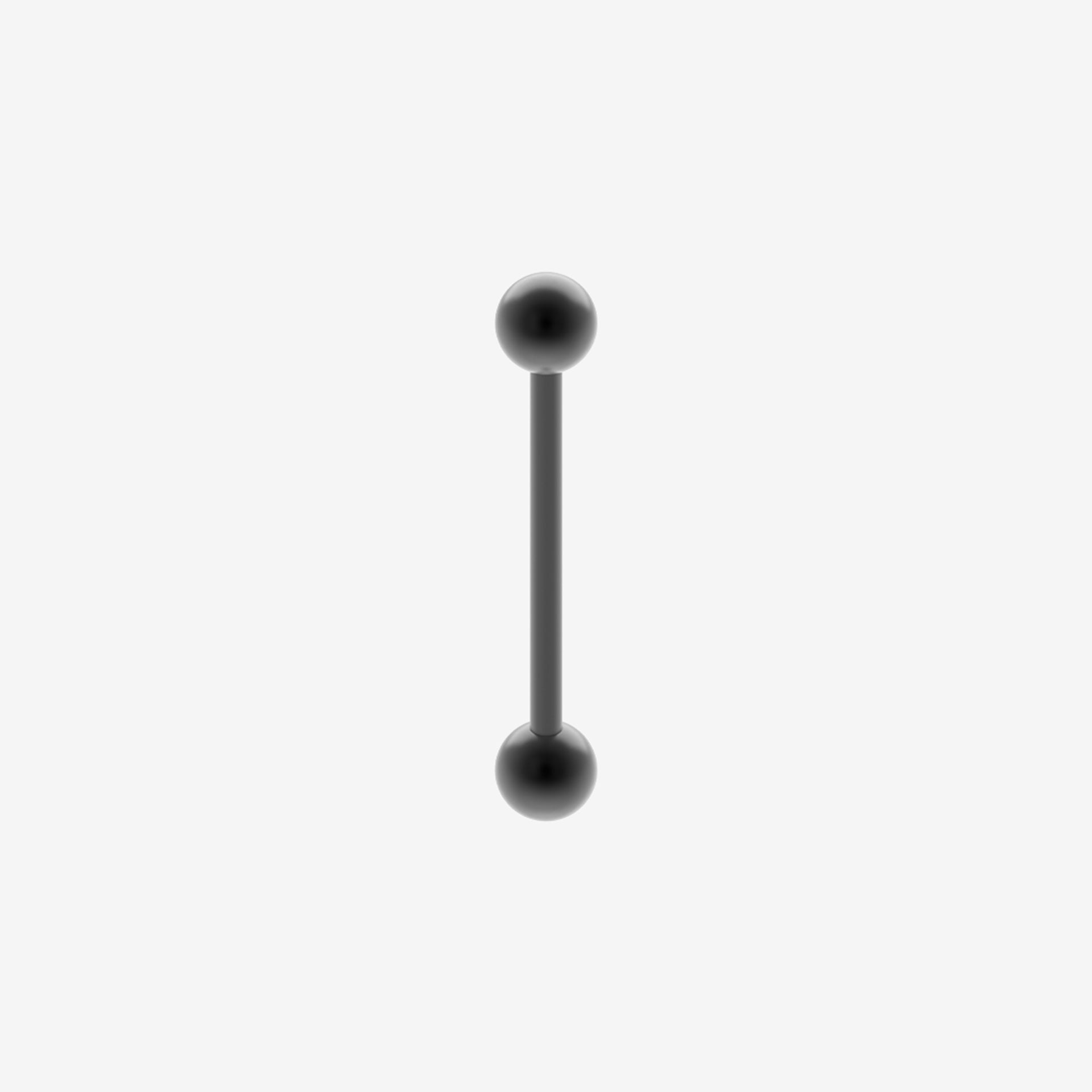 Piranha Barbell Black Titanium - 2052-PBA-TPN