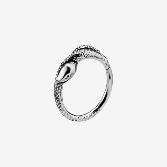 Argola Hinged Tribal Snake Steel Basicline - 2053-002-028
