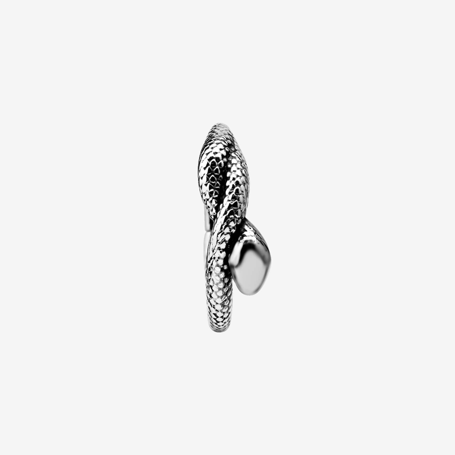 Argola Hinged Tribal Snake Steel Basicline - 2053-002-028