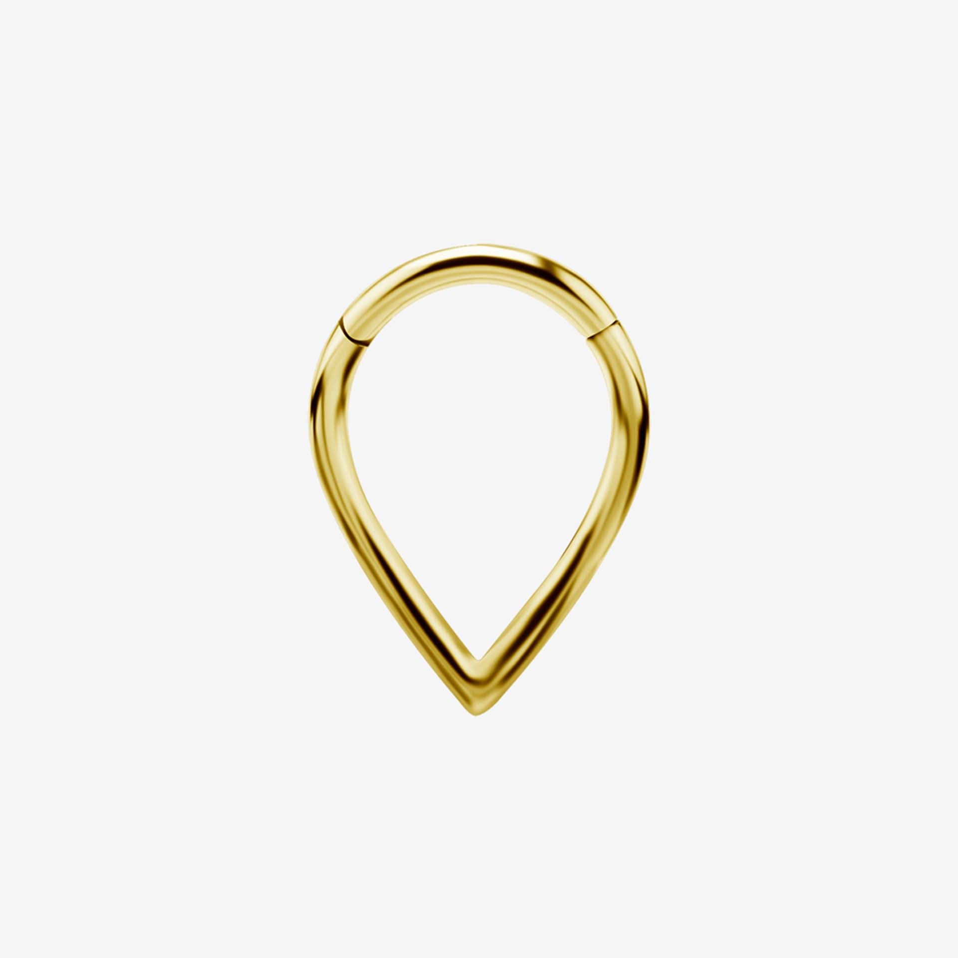 Piranha Hoop Hinged Shaped V Surgical Steel 316L Zirconline - 2053-002-040