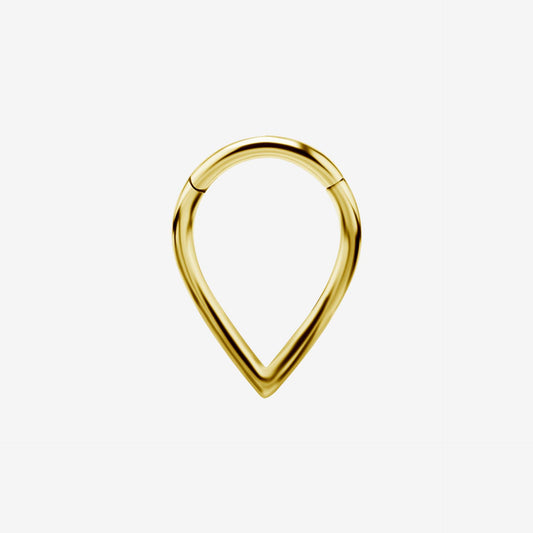 Piranha Hoop Hinged Shaped V Surgical Steel 316L Zirconline - 2053-002-040