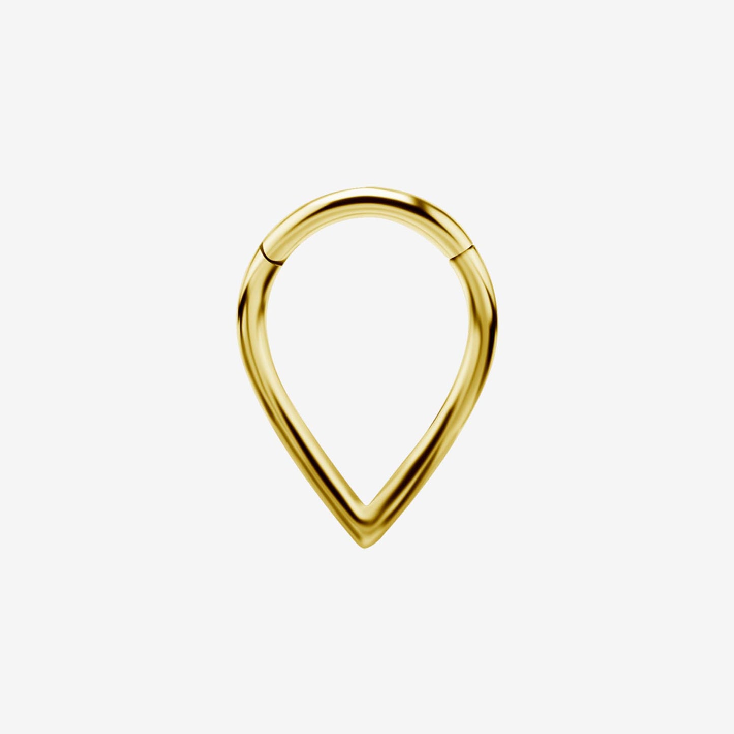 Piranha Hoop Hinged Shaped V Surgical Steel 316L Zirconline