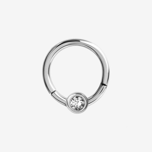 Piranha Hoop Hinged Smileyy Flat Cobalt Chromium - 2053-002-100