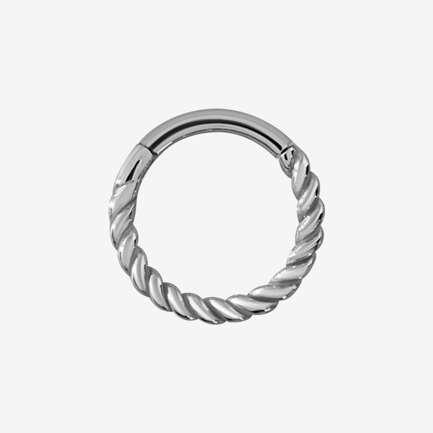 Piranha Argola Hinged Twisted Rope Steel Basicline - 2053-003-020
