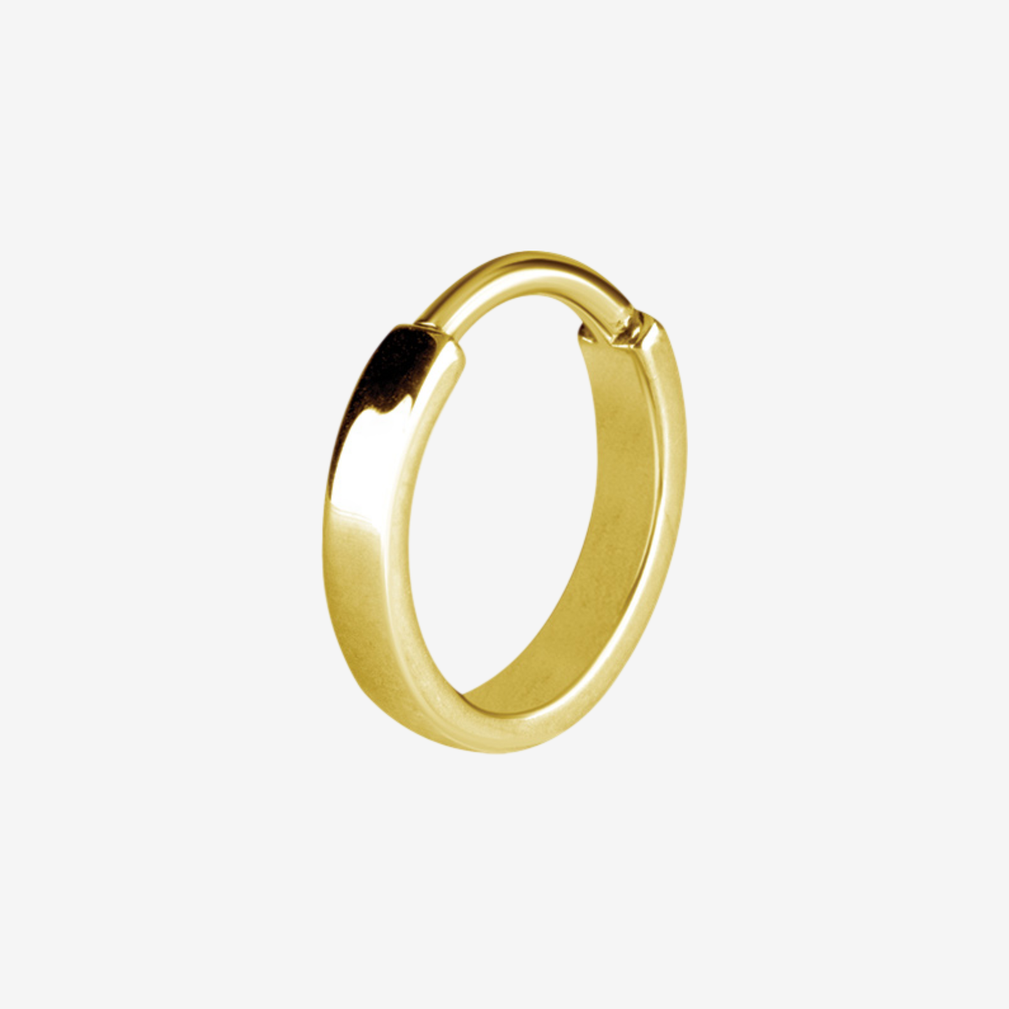 Piranha Argola Hinged Plain Hoop Steel Zirconline