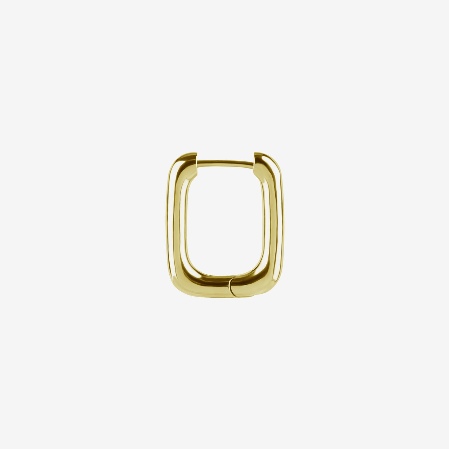 Piranha Argola Square Profile Hoop (Par) Zirconline Cobalt Chromium
