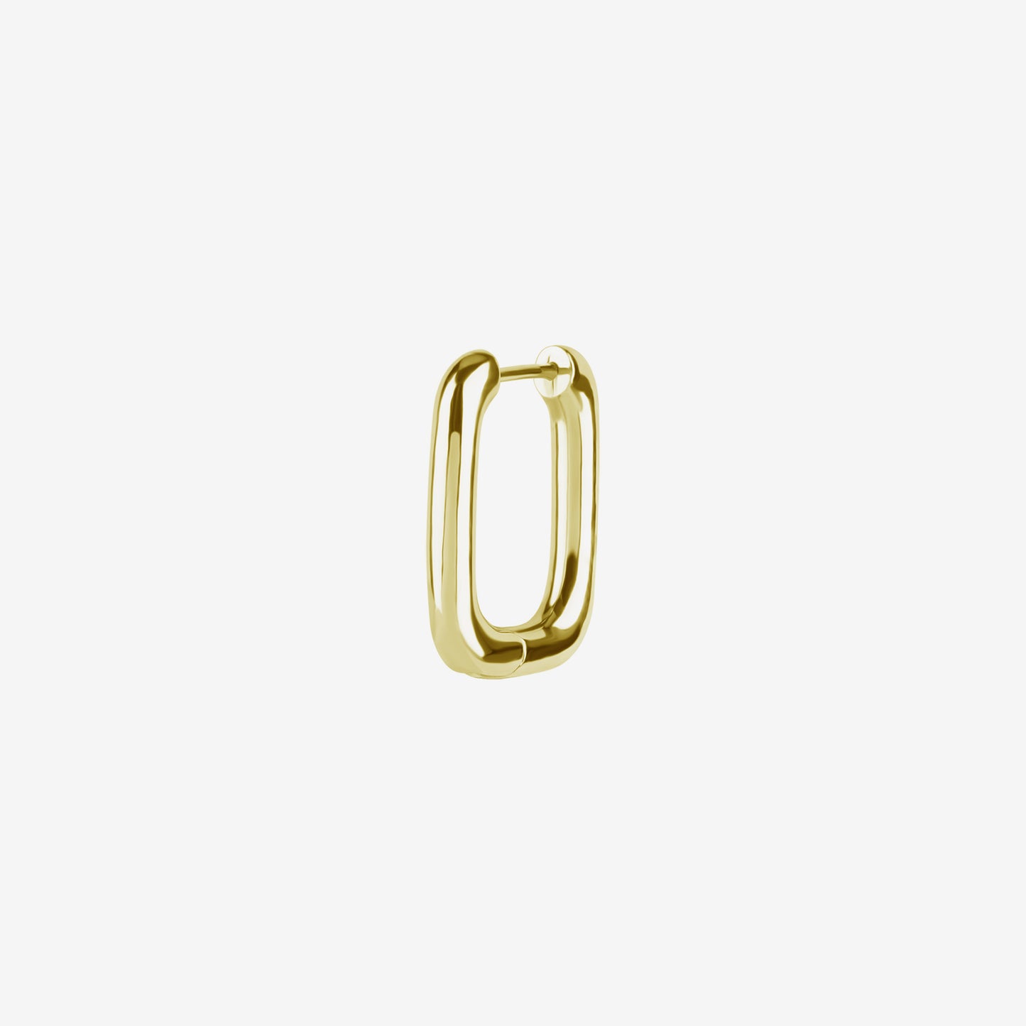 Piranha Argola Square Profile Hoop (Par) Zirconline Cobalt Chromium