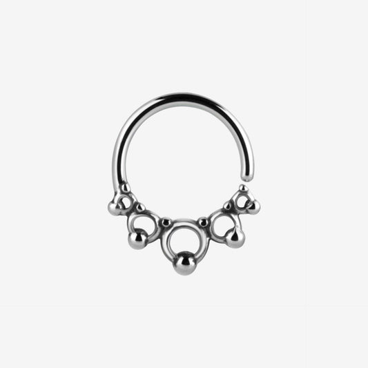 Piranha Argola Annealed Tribal BCR Steel Basicline - 2053-BCR-TRI-BASICLINE