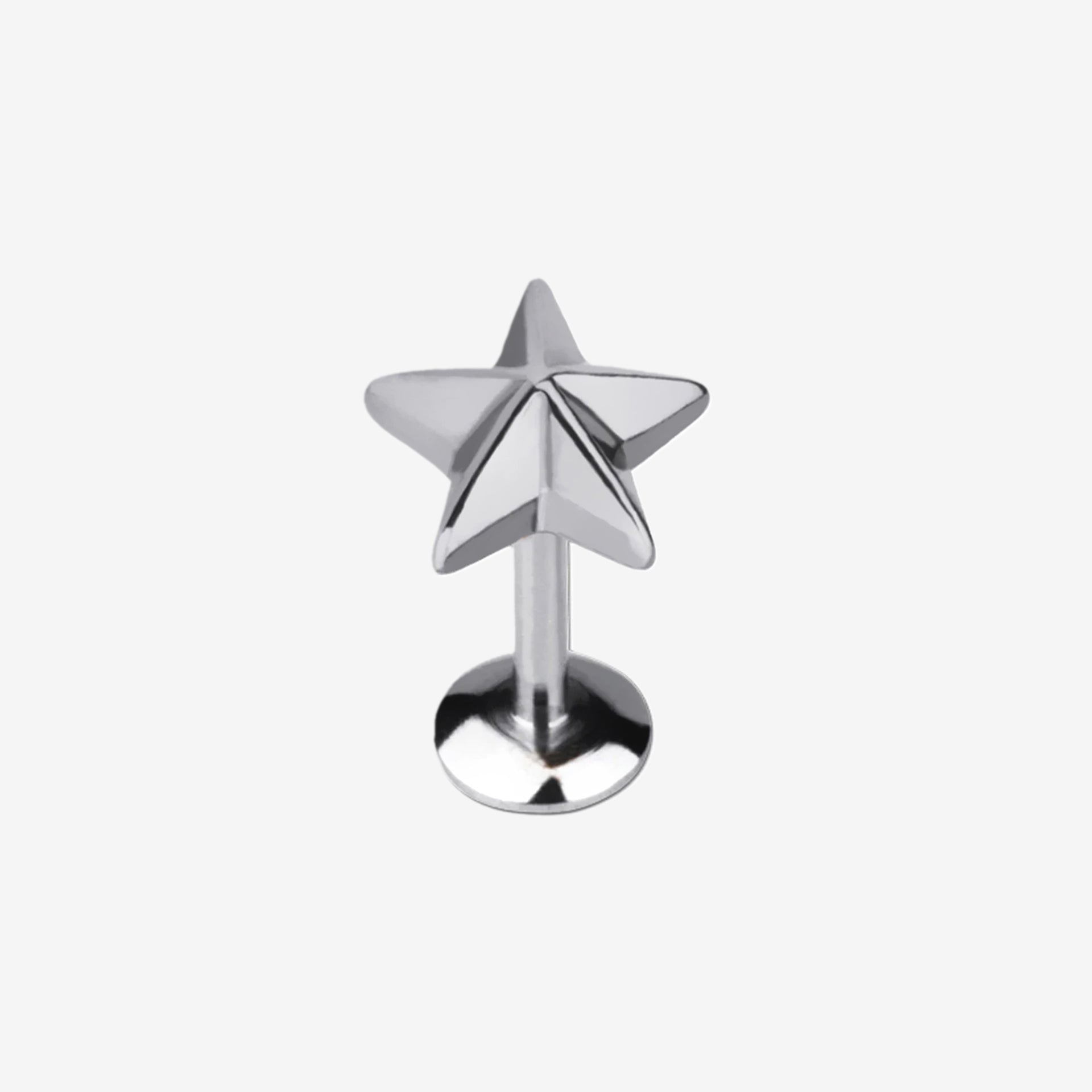 Piranha Labret Star Surgical Steel 316L Basicline - 2055-003-024