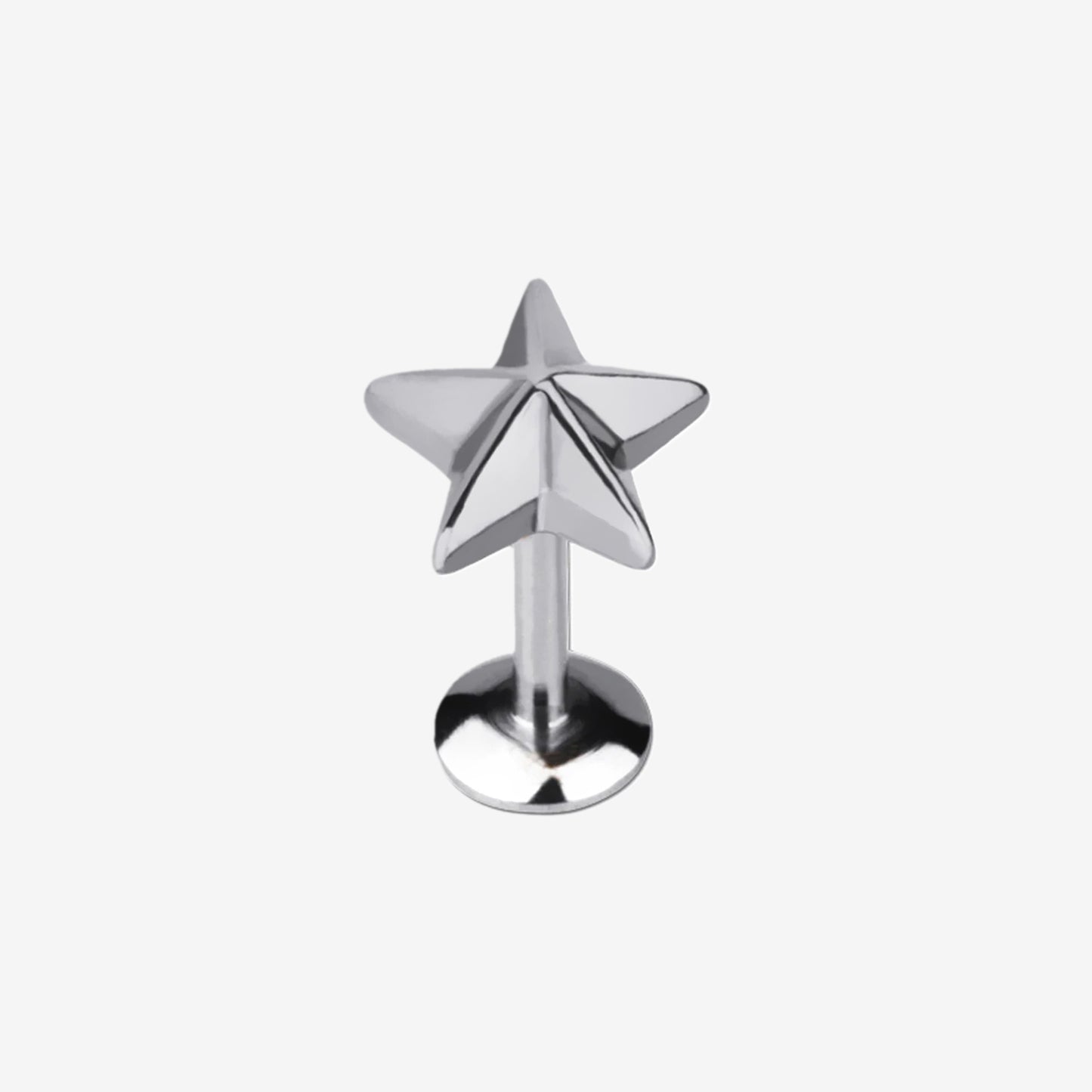 Piranha Labret Star Surgical Steel 316L Basicline