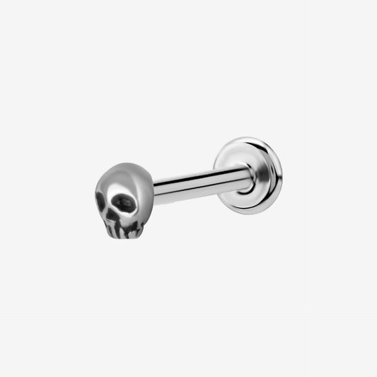 Piranha Labret Little Skull Steel Basicline - 2055-003-036
