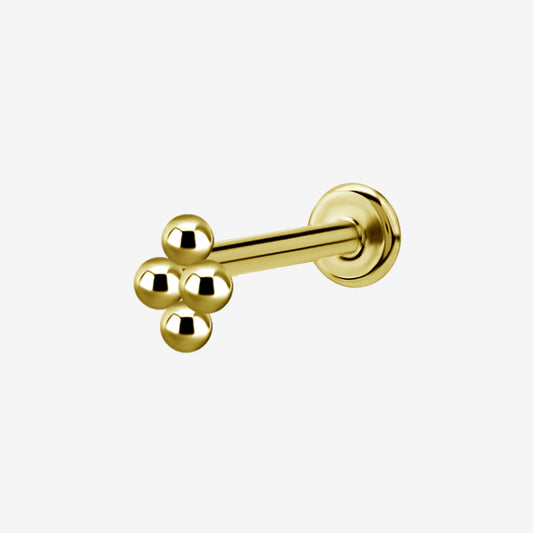 Piranha Labret 4 Micro Balls Titan Zirconline