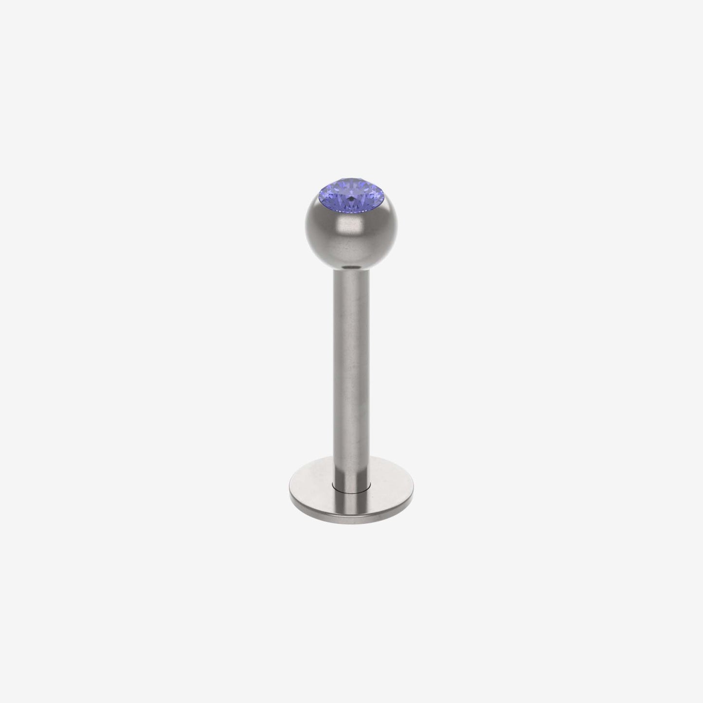 Piranha Labret 316L Surgical Steel with Stone