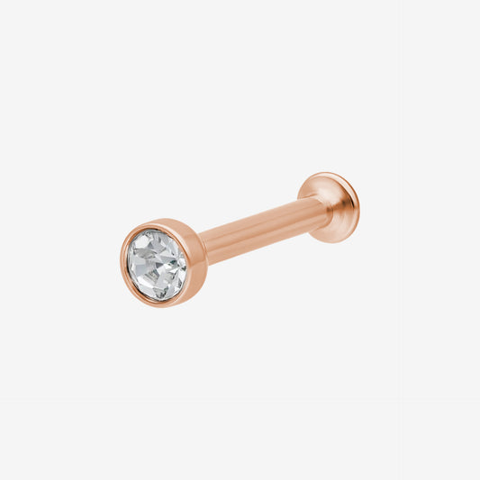 Wildcat Labret Pedra Piercing Triplo Titan Roseline - 2055-058-004