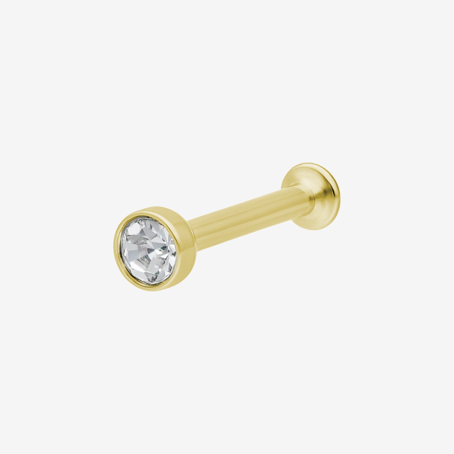 Wildcat Labret Pedra Piercing Triplo Titan Zirconline - 2055-062-004