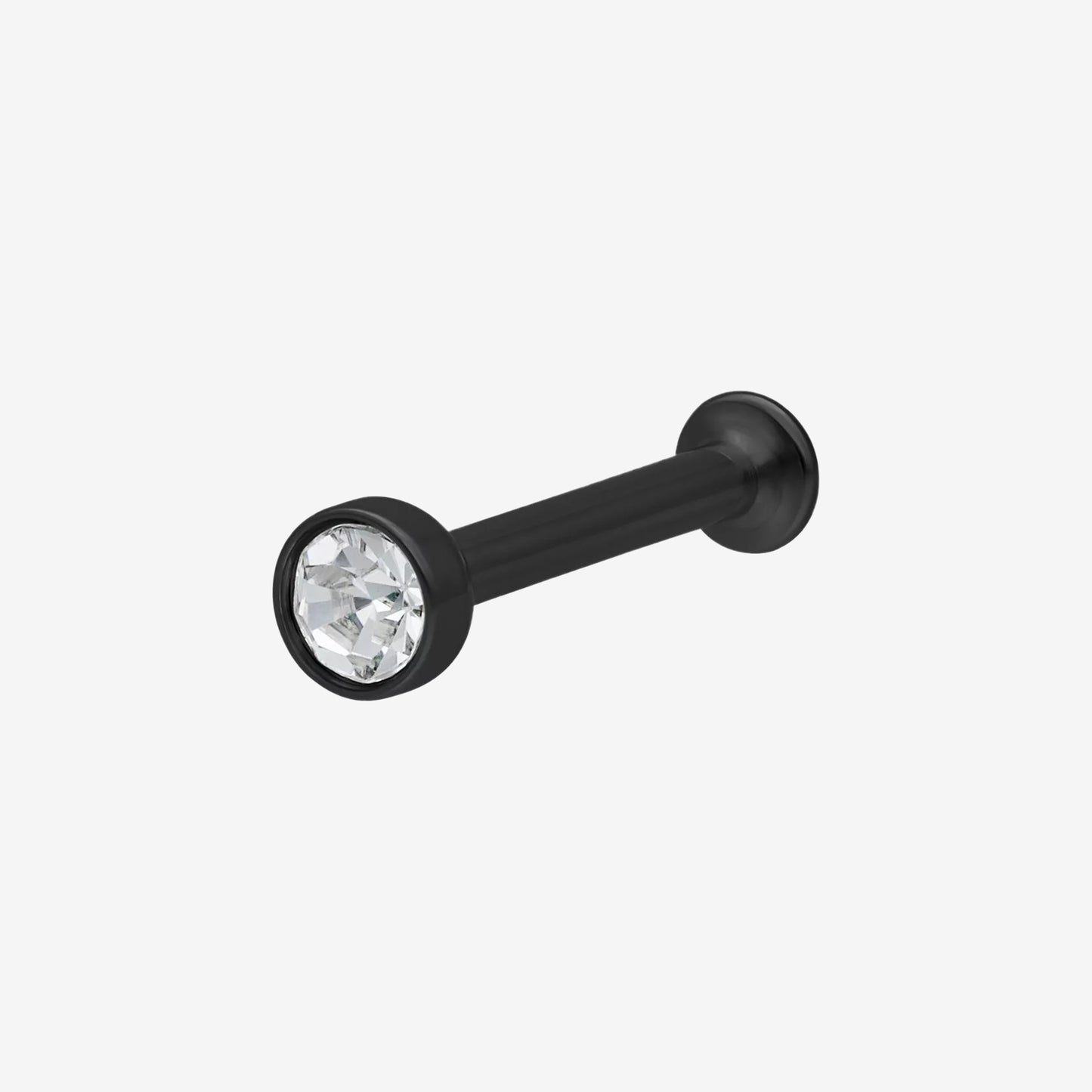Wildcat Labret Pedra Piercing Triplo Titan Blackline