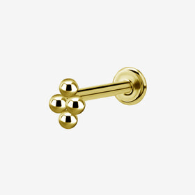 Piranha Labret 4 Micro Balls Titan Zirconline