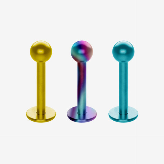 Piranha Labret Titanium Color - 2055-LAB-TICO