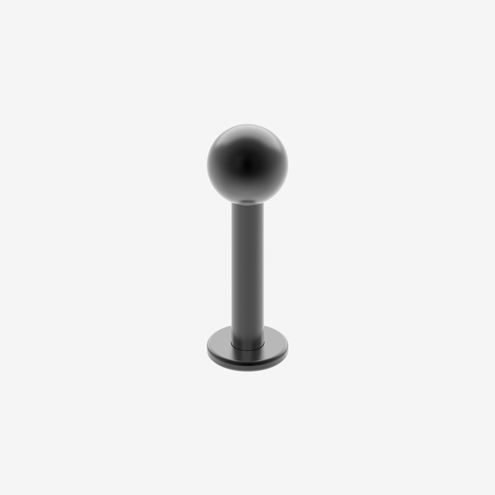 Piranha Labret Titanium Black - 2055-LAB-TIN