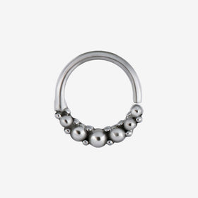 Piranha Segment Nose Annealed Big Balls Surgical Steel 316L Basicline