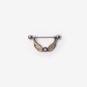 Piranha Nipple BRPB 03 Surgical Steel 316L Gold
