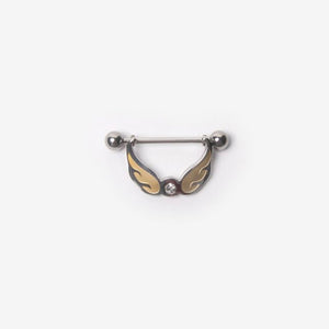 Piranha Nipple BRPB 03 Surgical Steel 316L Gold
