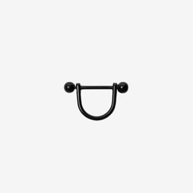Piranha Nipple BRPBPB Black Surgical Steel 316L