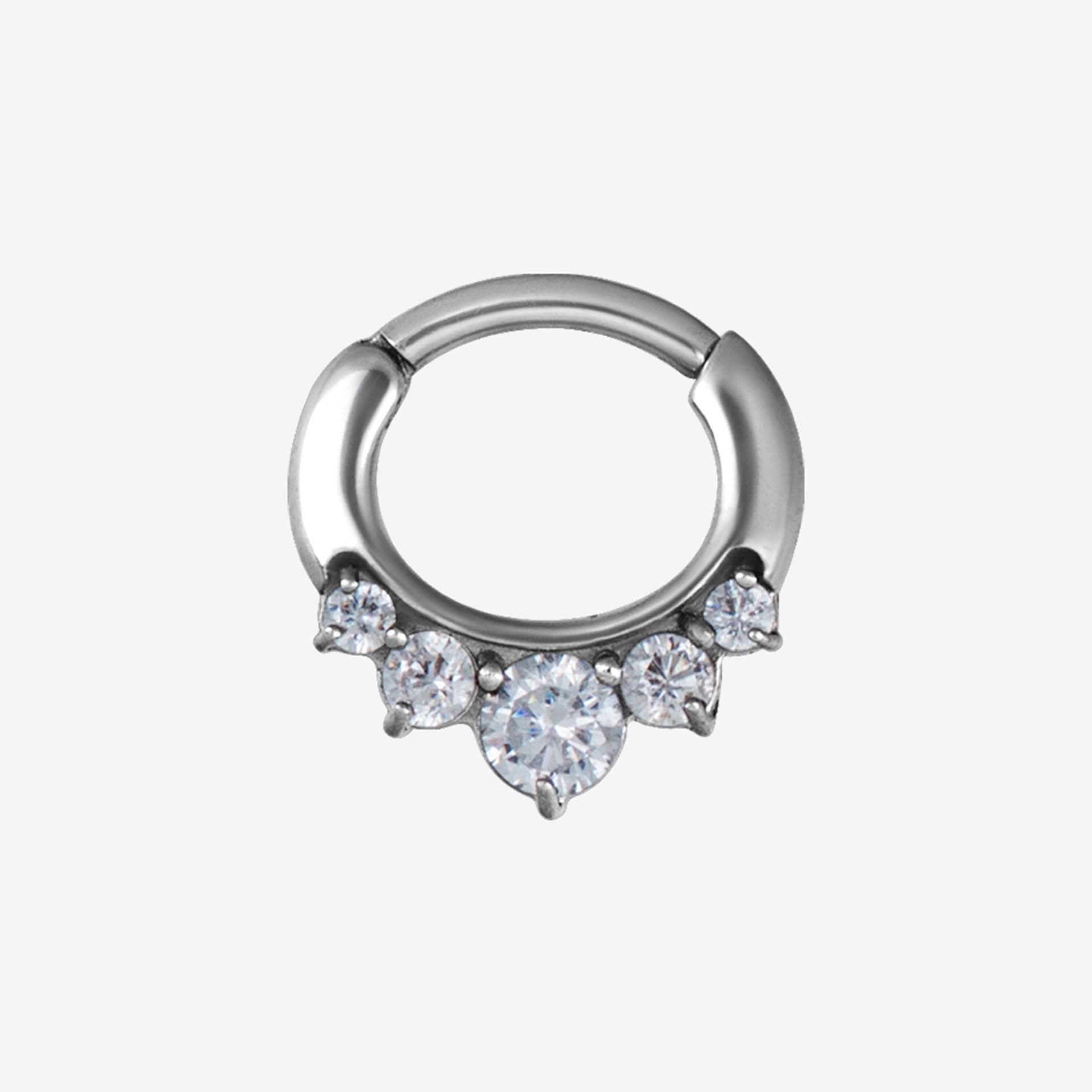 Wildcat Hoop Sparkling Surgical Steel 316L Basicline - 2059-122-005