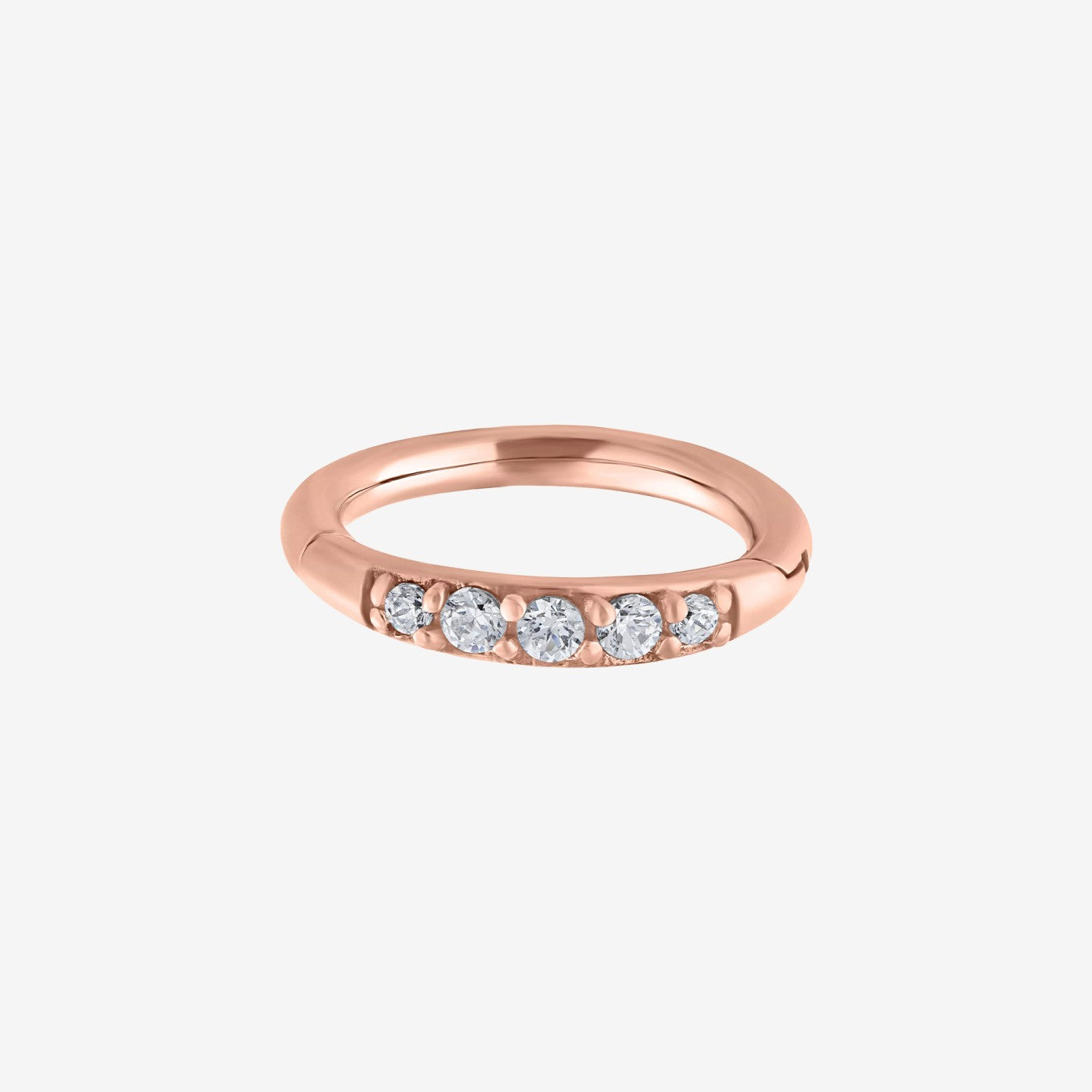 Wildcat Argola Pave Setting Crystal Top Steel Roseline - 2059-131-014