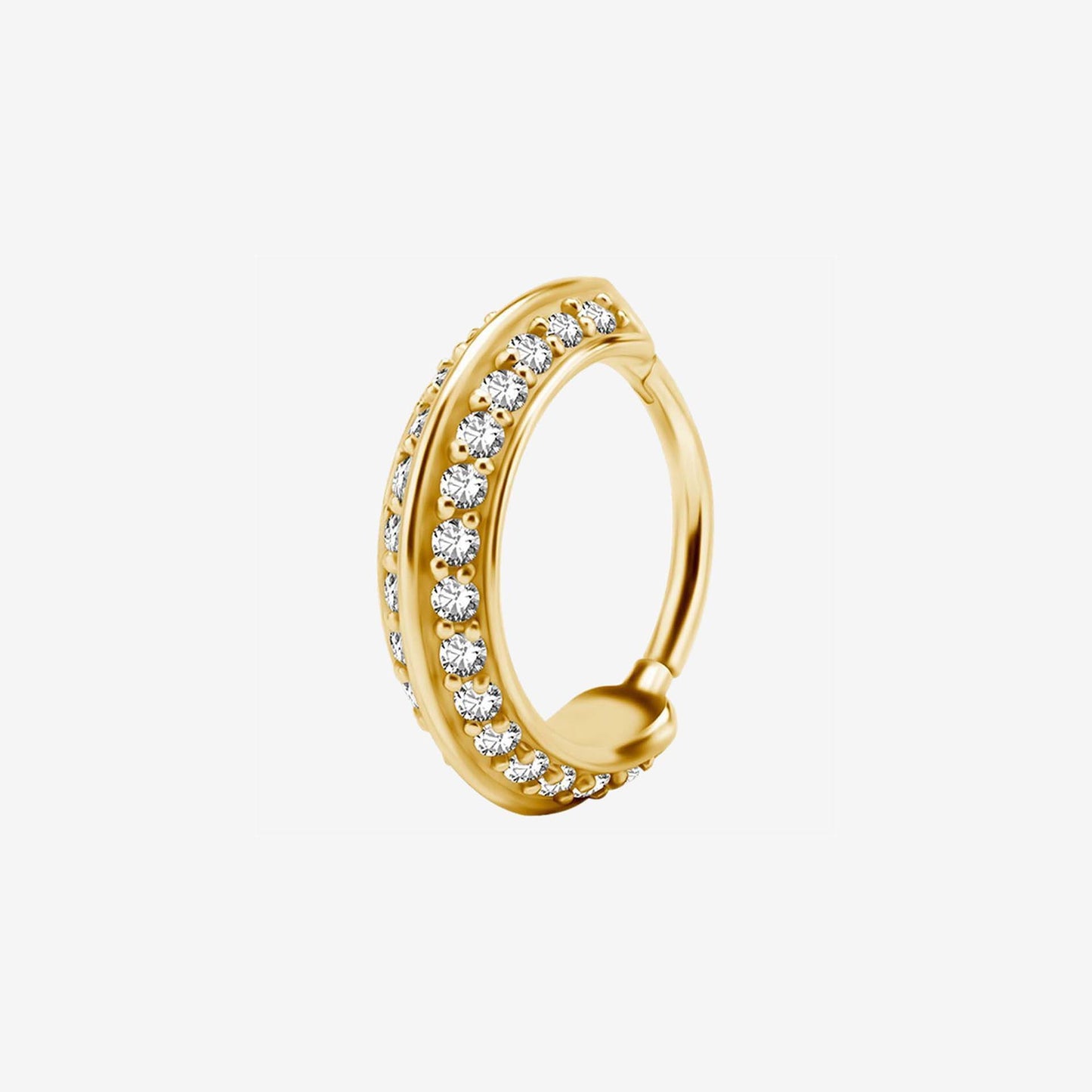 Wildcat Anneau Double Jewelled Steel Zirconline