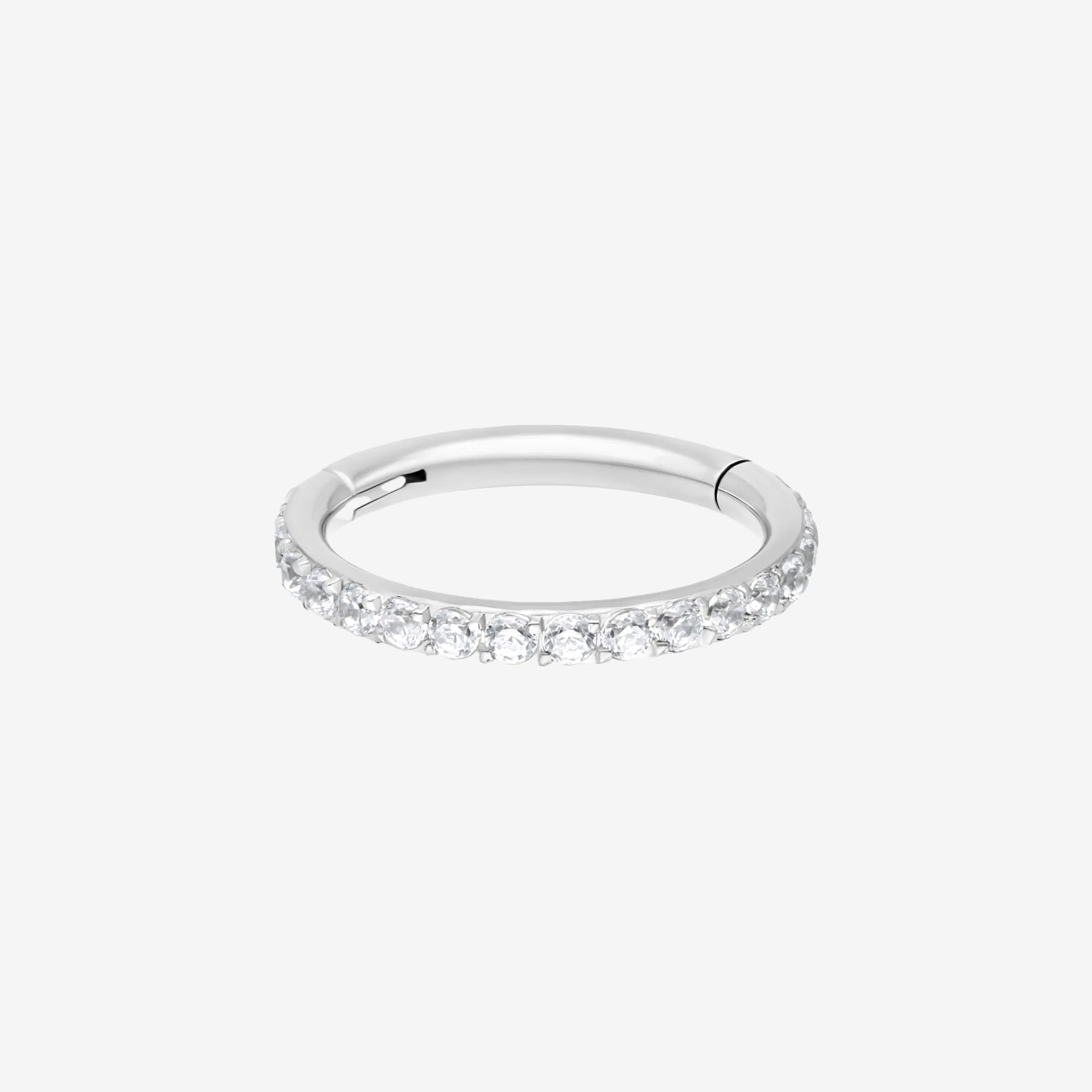 Wildcat Argola Pave Setting Crystal Ring Steel Basicline - 2059-136-001
