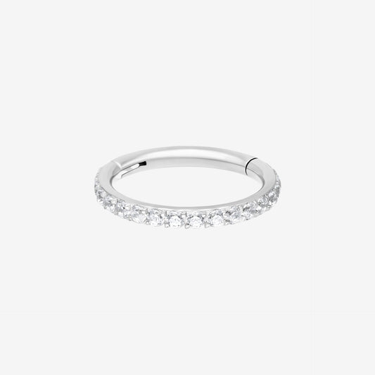 Wildcat Argola Pave Setting Crystal Ring Steel Basicline - 2059-136-001