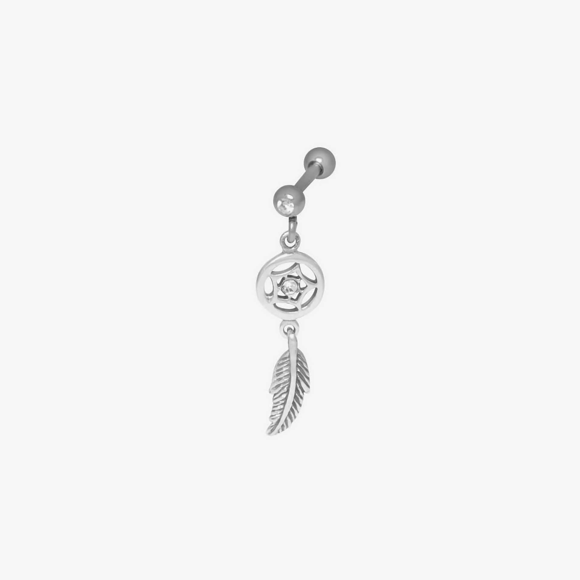 Wildcat Earbarbell Dreamcatcher Surgical Steel 316L Basicline - 2059-140-002