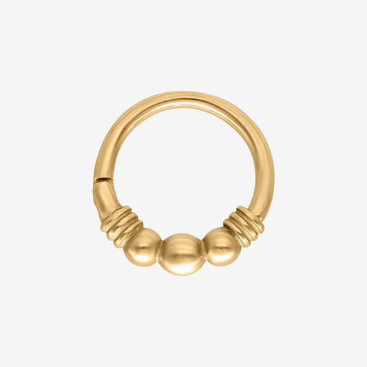 Wildcat Hoop Esmeralda Surgical Steel 316L Zirconline - 2059-WAE-SBA-ZIRCONLINE