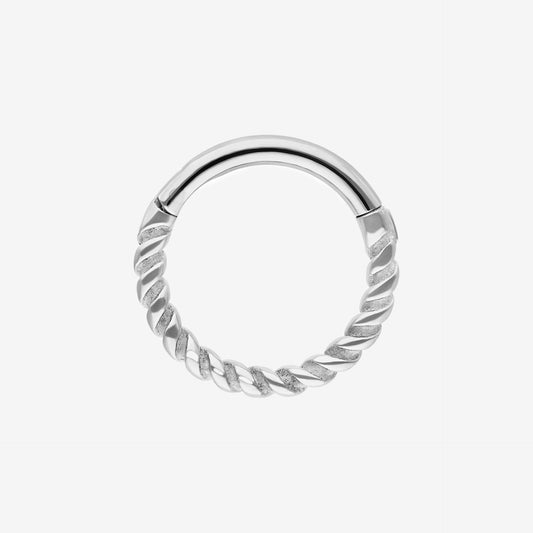 Wildcat Hoop Twisted Rope Surgical Steel 316L Basicline - 2059-WATR-SBA-BASICLINE