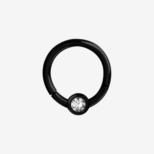 Wildcat Crystal Clicker Surgical Steel 316L Blackline - 2059-WCC-SBA-BLACKLINE