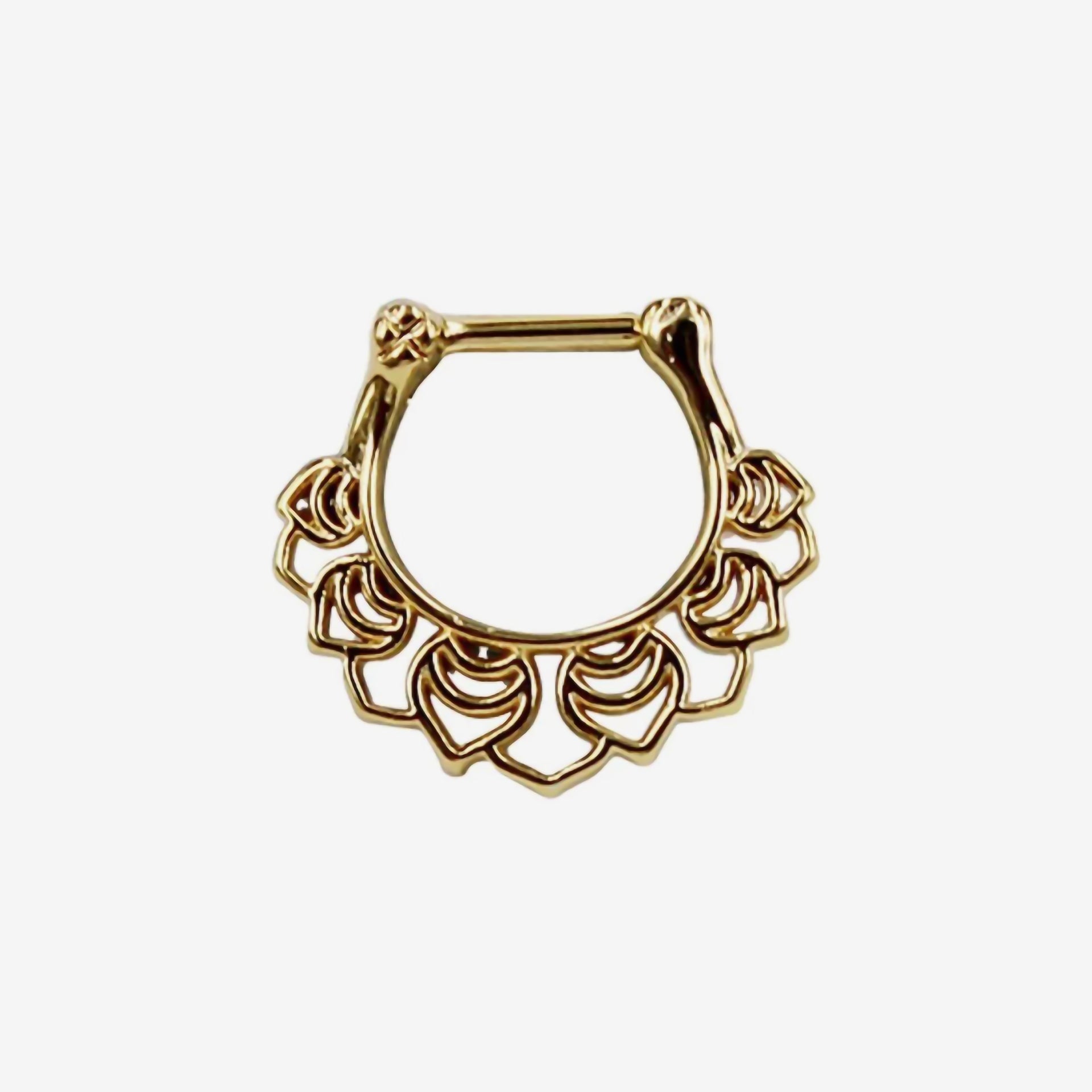 Wildcat Floral Septum Clicker Zirconline - 2059-WFSC-RO-ZIRCONLINE