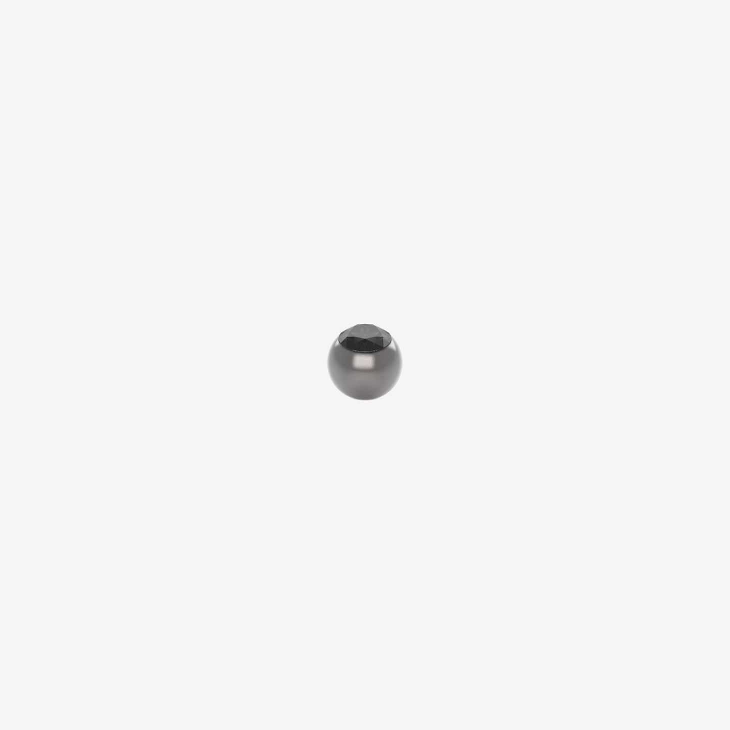 Piranha Ball 316L Surgical Steel with Big Stone