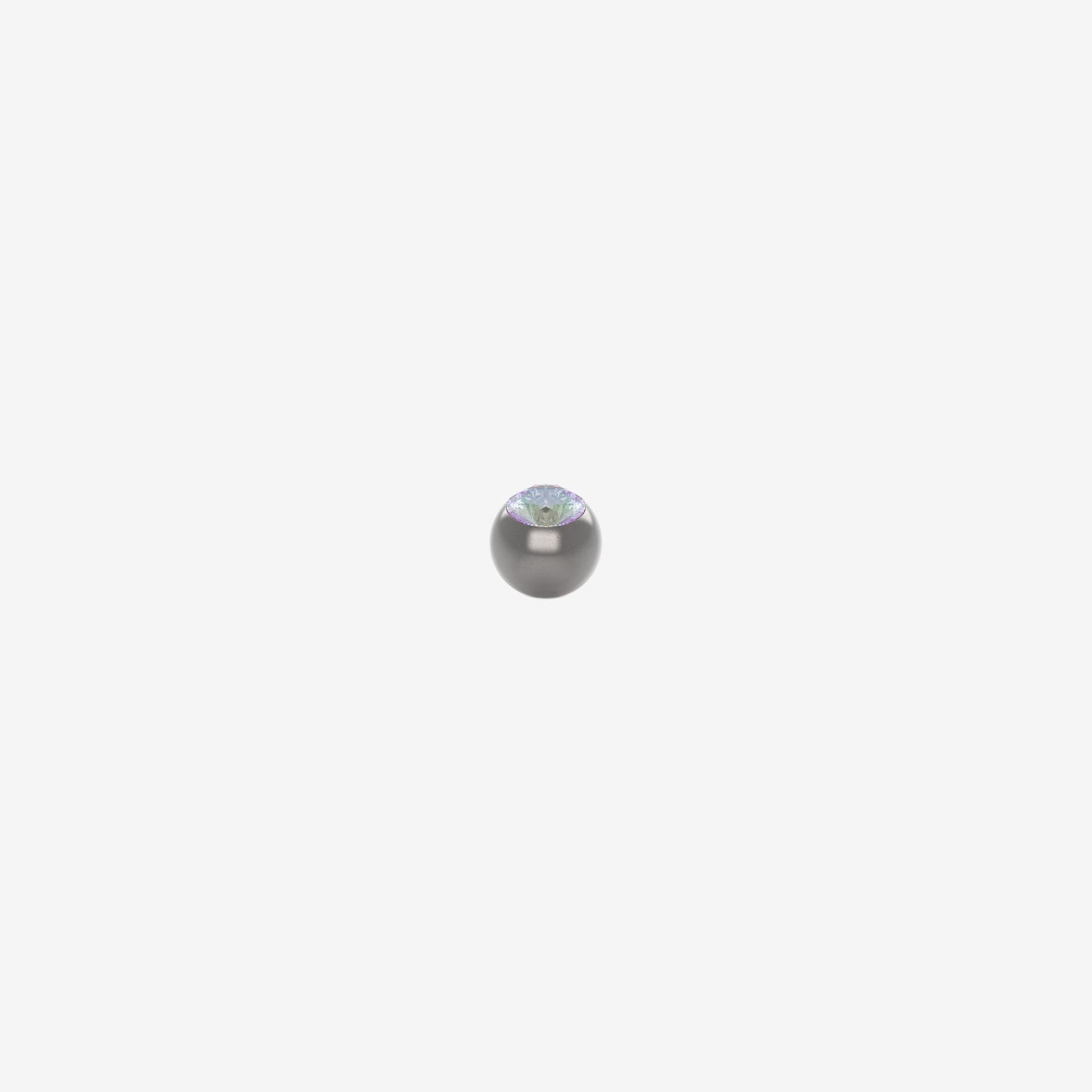 Piranha Ball 316L Surgical Steel with Big Stone