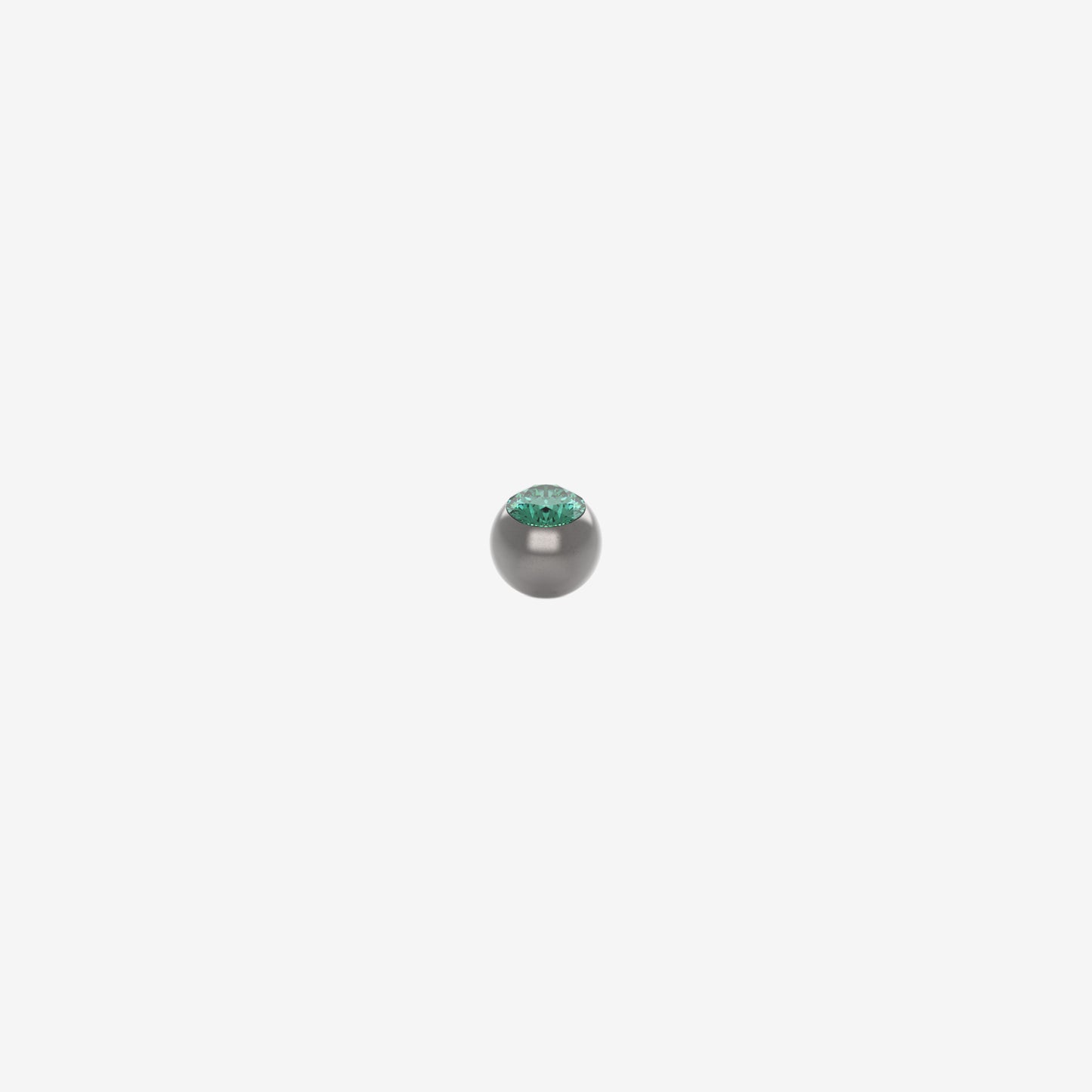 Piranha Ball 316L Surgical Steel with Big Stone