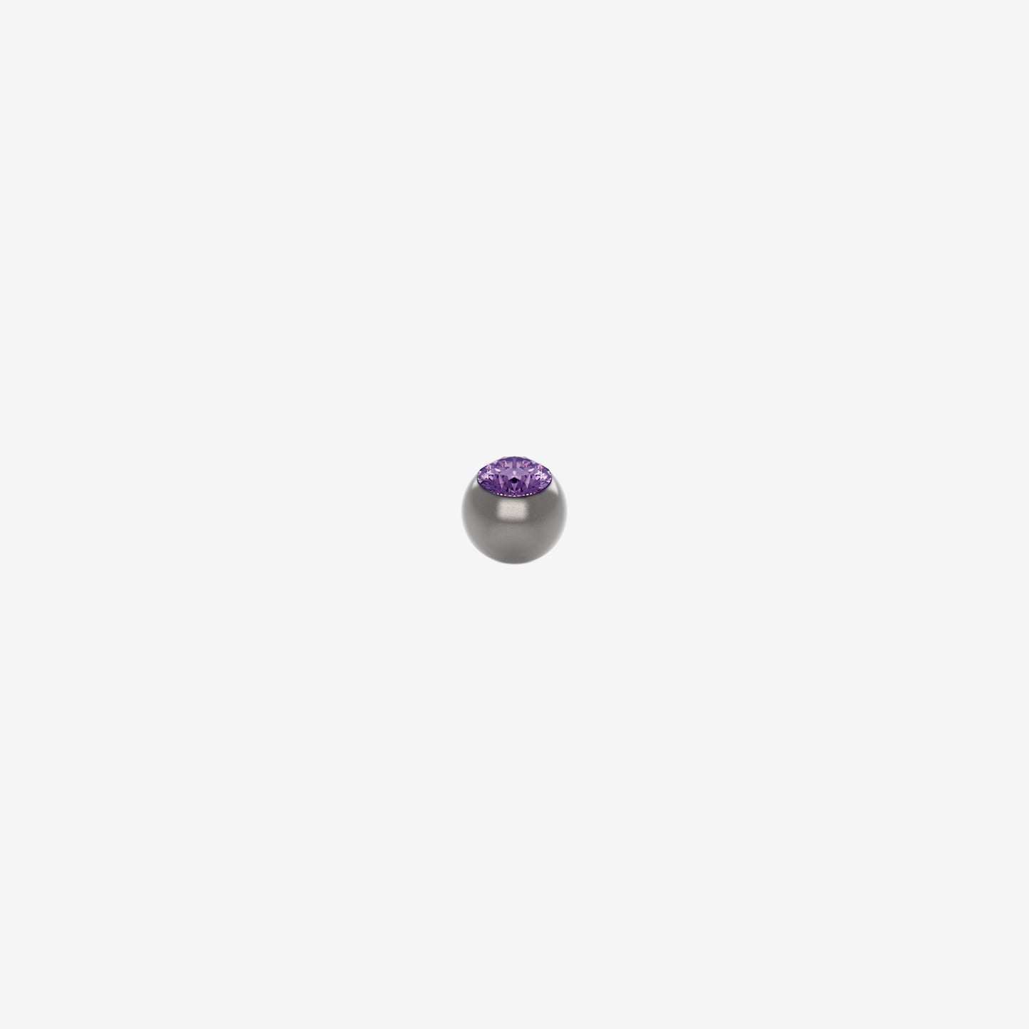 Piranha Ball 316L Surgical Steel with Big Stone