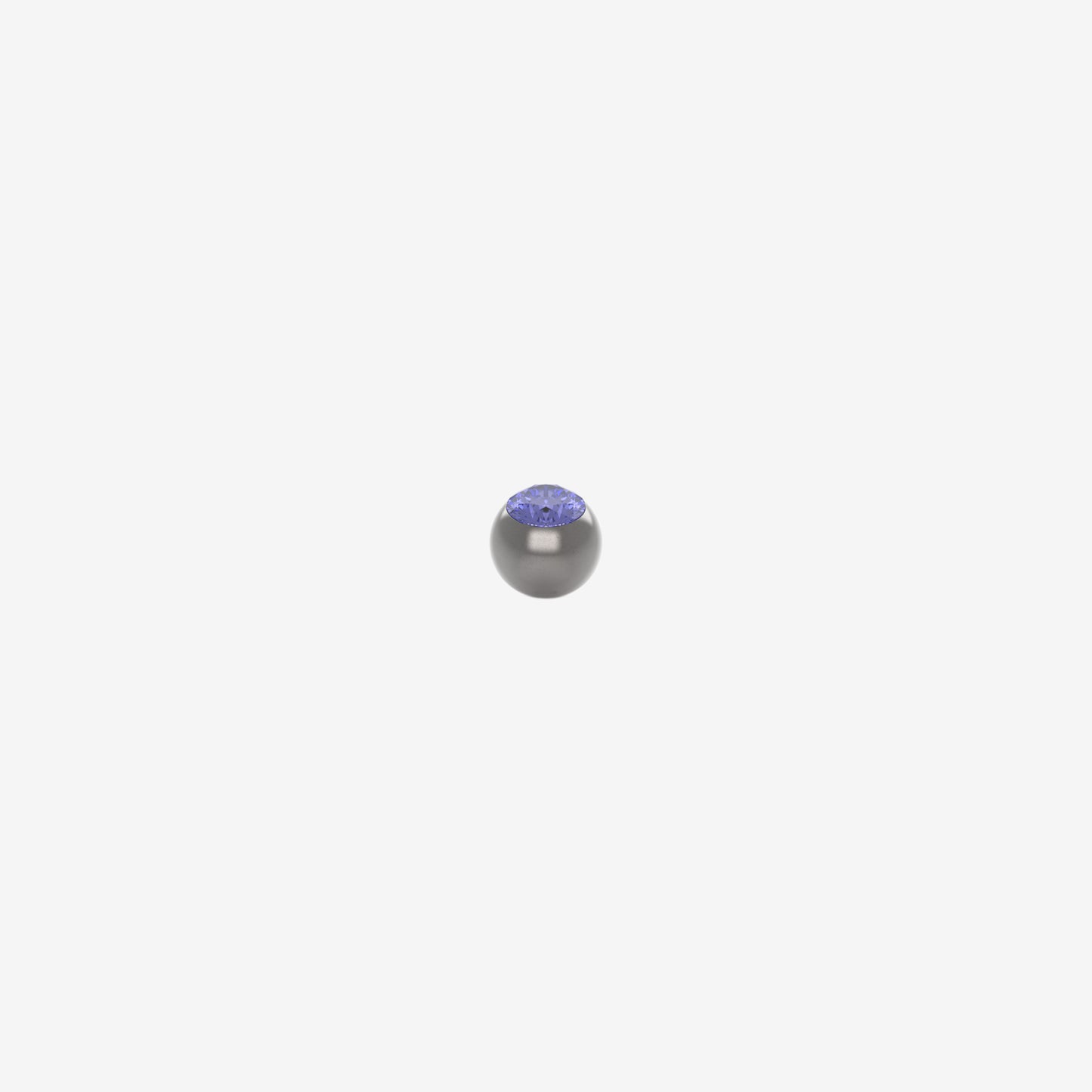 Piranha Ball 316L Surgical Steel with Big Stone