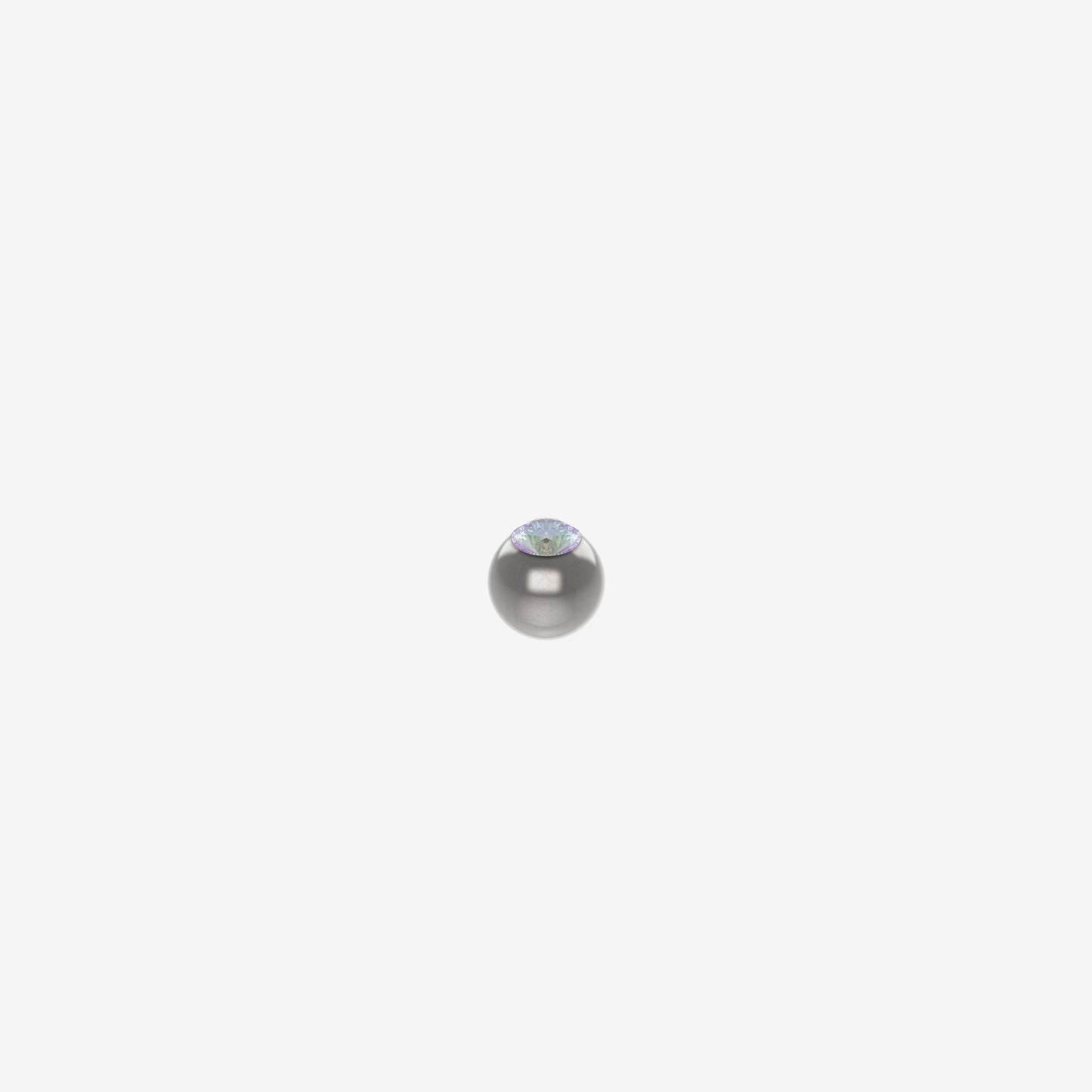Piranha Ball Surgical Steel 316L with Stone