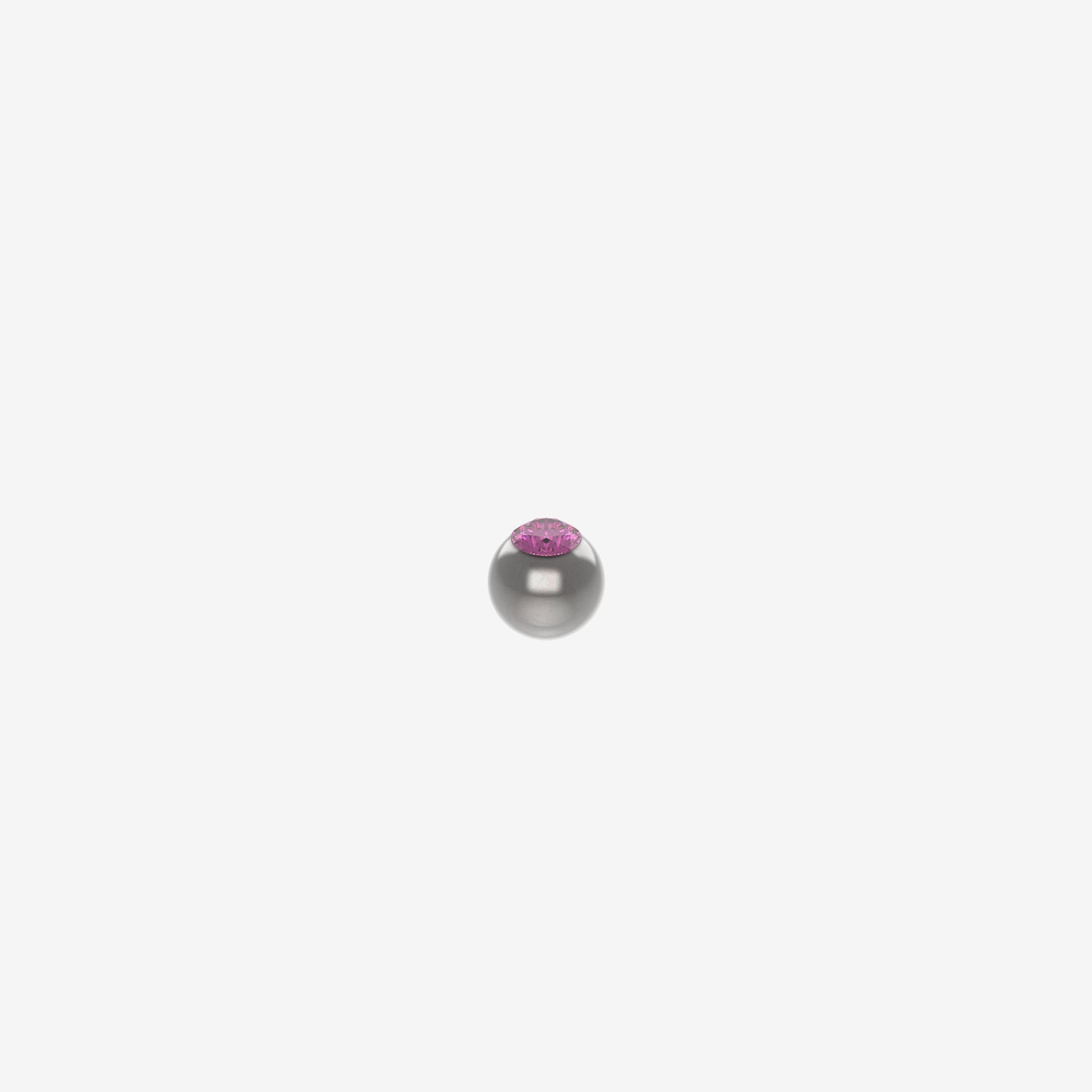 Piranha Ball Surgical Steel 316L with Stone