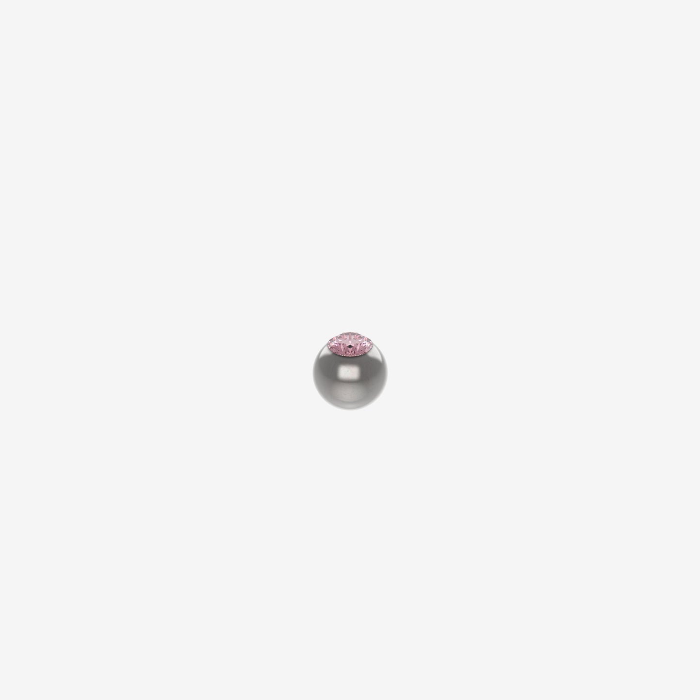 Piranha Ball Surgical Steel 316L with Stone