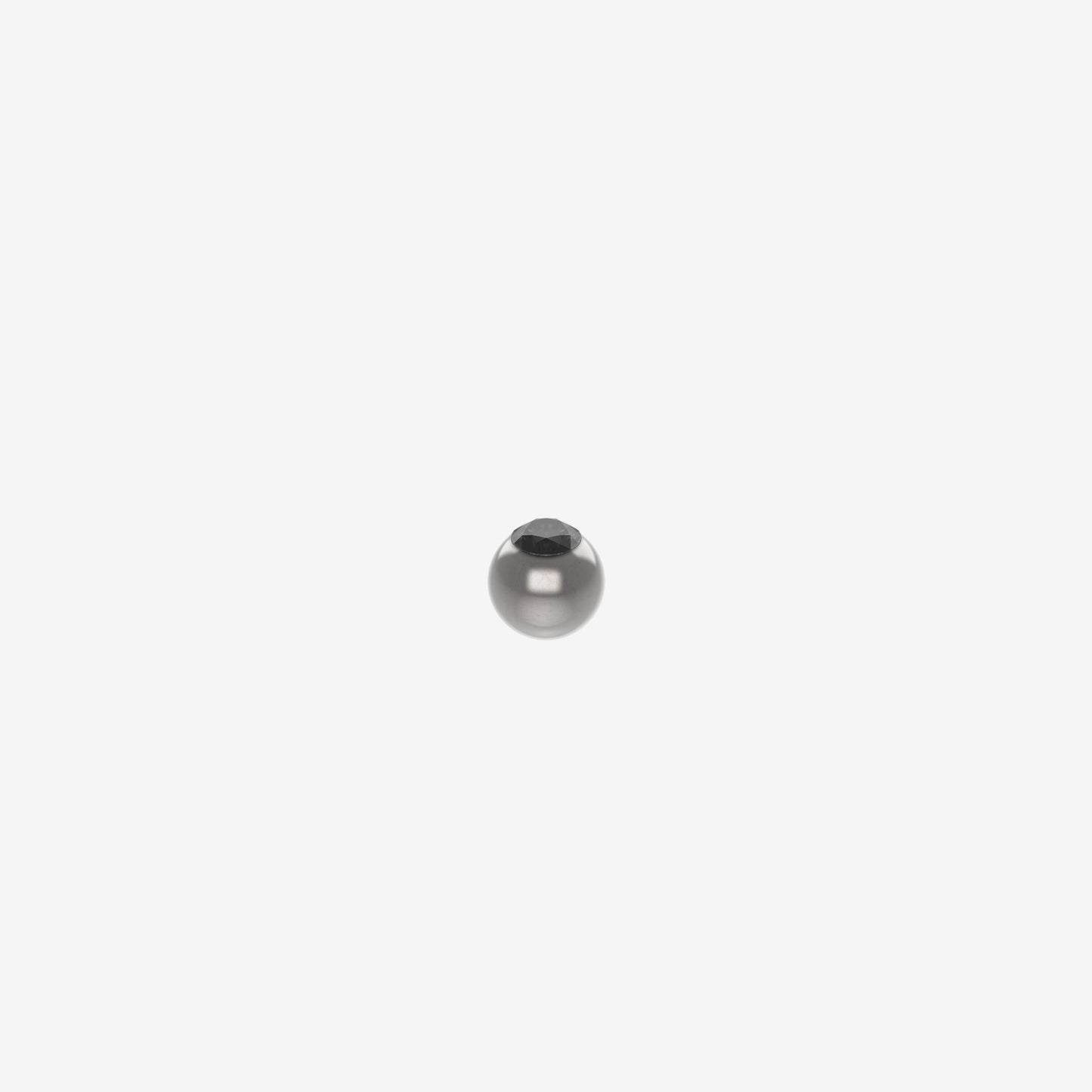 Piranha Ball Surgical Steel 316L with Stone