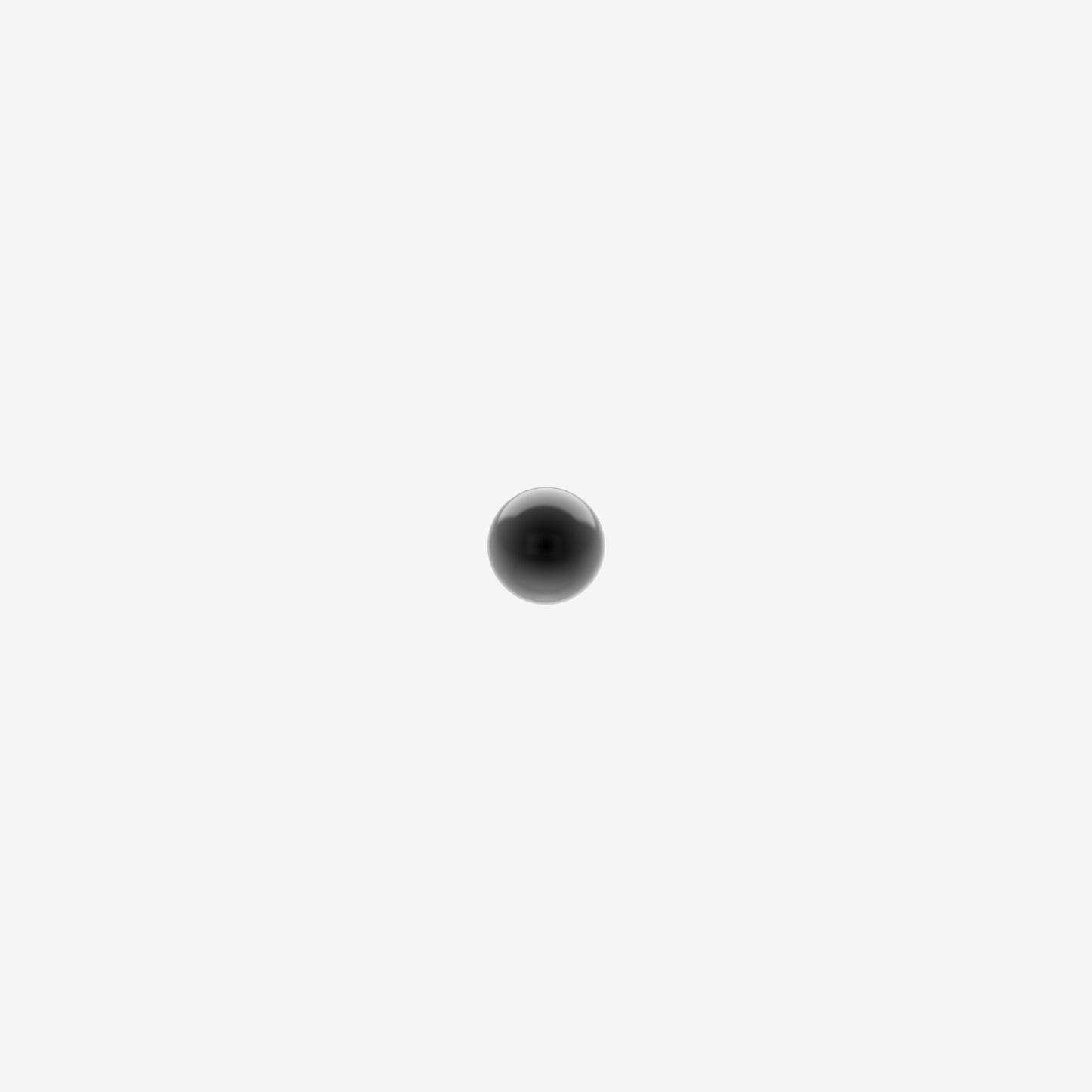 Piranha Ball Black Steel