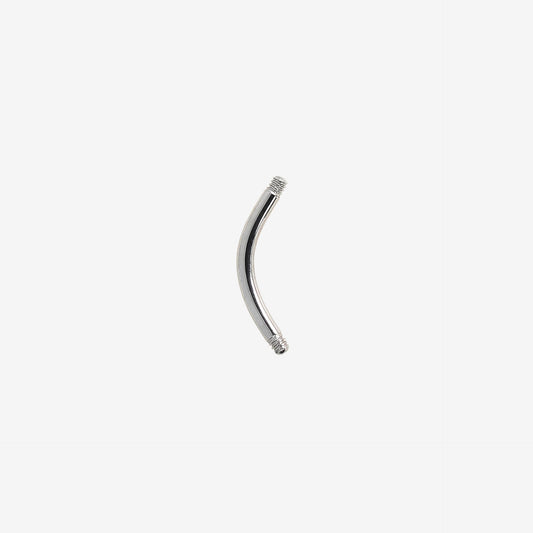 Piranha Base Mini Banana 316L Surgical Steel - 2060-PB-MB