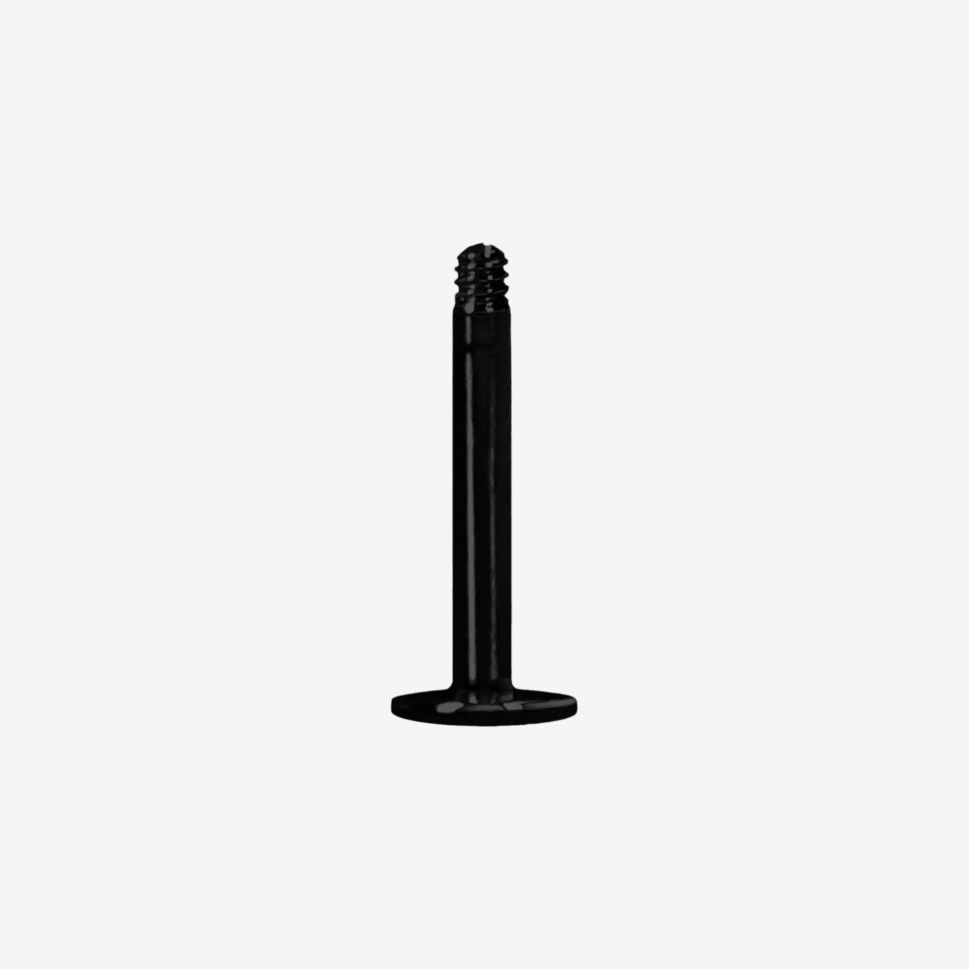 Piranha Base Labret Black Steel - 2060-PBL-AN