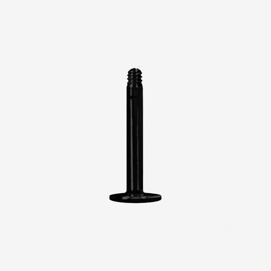 Piranha Base Labret Black Steel - 2060-PBL-AN